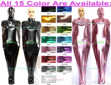 Unisex Shiny Metallic Mummy Suit Costumes Sleeping Bag Sleepsacks Body Bags F397