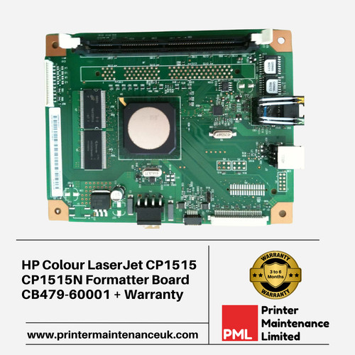 HP Color LaserJet CP1515 CP1515N Formatter Board CB479-60001 + Garantie