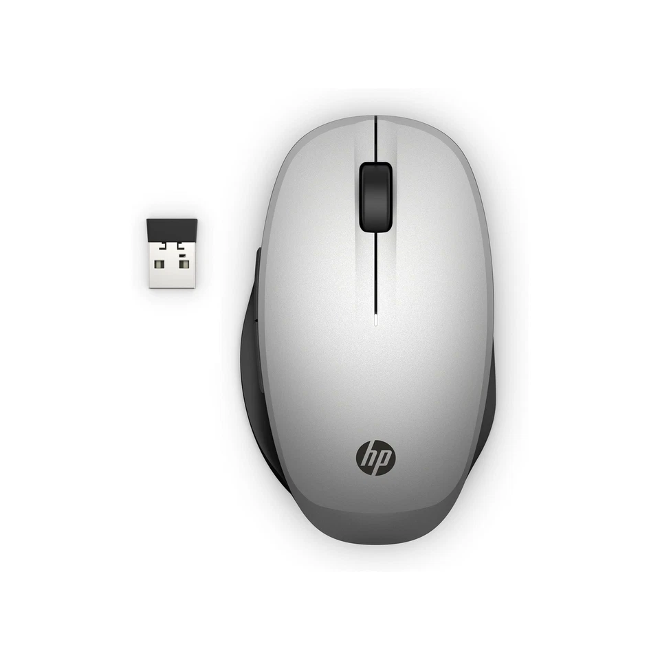 HP Dual Mode Mouse Ambidextrous Optical RF Wireless + Bluetooth for Laptop PC - Image 4 of 4