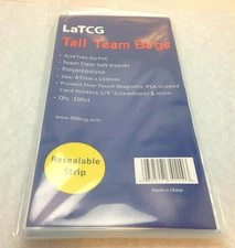 100 LaTCG Clear PSA Graded Card Perfect Fit / Ultra Pro Magnetic Holder Sleeves