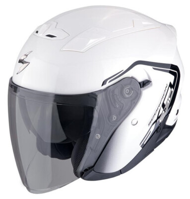 Scorpion Exo 230 City-E Jet Motorcycle Helmet White Black XL
