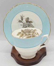 Vintage Crown Staffordshire English Bone China Tea Cup  Saucer Set