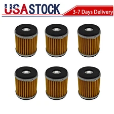 6Pcs Oil Filters For Yamaha WR250F WR250X WR450F XT250 YZ250F YZ450F 03-24 US