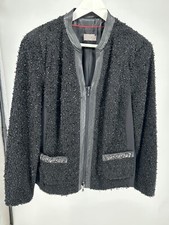 Gelco Zip Up Embellished Jacket Pit To Pit 18inch
