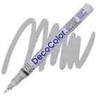 DecoColor, Paint Marker, Silver Ink, Extra Fine Point, Opaque, Permanent, Gloss