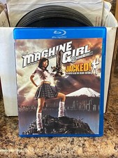 The Machine Girl Jacked Blu-Ray  Special Features DVD Japanese action gore VG 