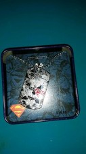 Superman Pendant Necklace Unisex Fashion Jewelry 1.5" tall MARVEL NWT 15