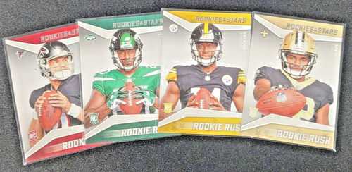 2022 Panini Rookies & Stars Rookie Rush 4-Card Lot Ridder Hall Pickens Olave