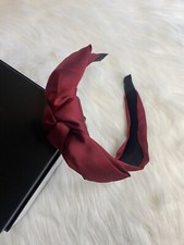 Knot Wide Hairband Red Side Bow Headband Women Fashion Hair Accessories New
