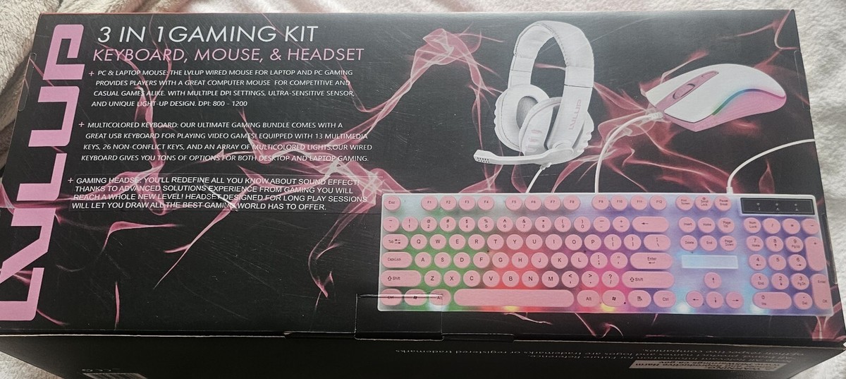 Pink Keyboard And Mouse Cheap Light Up Gaming Keyboard Vivitar