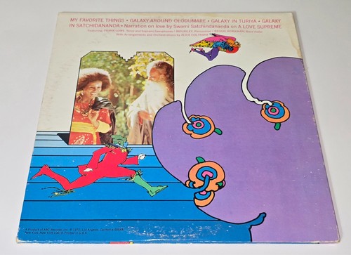 ALICE COLTRANE WITH STRINGS WORLD GALAXY LP PETER MAX ART COVER JAZZ BLACK VINYL - Picture 9 of 24