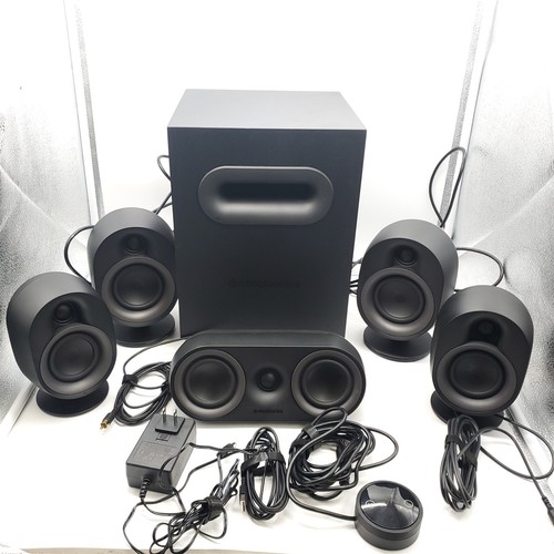 SteelSeries Arena 9 5.1 Channel Bluetooth Gaming Speakers (US Plug) - 第 1/3 張圖片