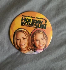 Mary-Kate And Ashley Olsen Pin 3inches - 90s Promo Pin