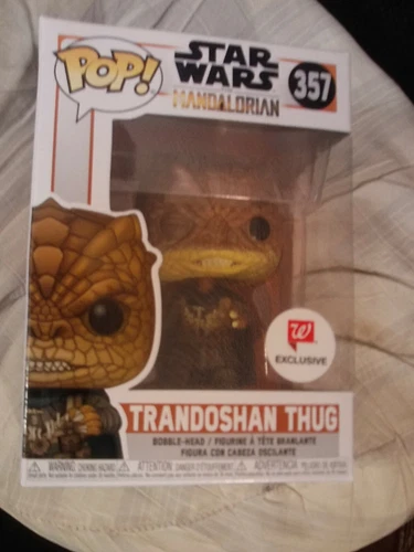 FUNKO POP!~STAR WARS~THE MANDALORIAN~TRANDOSHAN THUG~NIB~WALGREENS~ITEM #357
