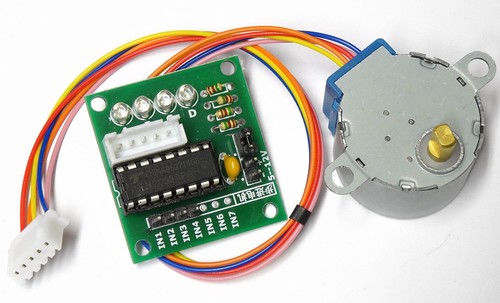 28BYJ-48 5V 4 Phasen Schrittmotor ULN2003 Treiberplatine für Arduino 217 - Bild 2 von 5