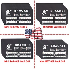1-20Packs Dental Ortho Brackets Braces Mesh Mini Roth/MBT Slot 022 3-4-5/3 Hooks