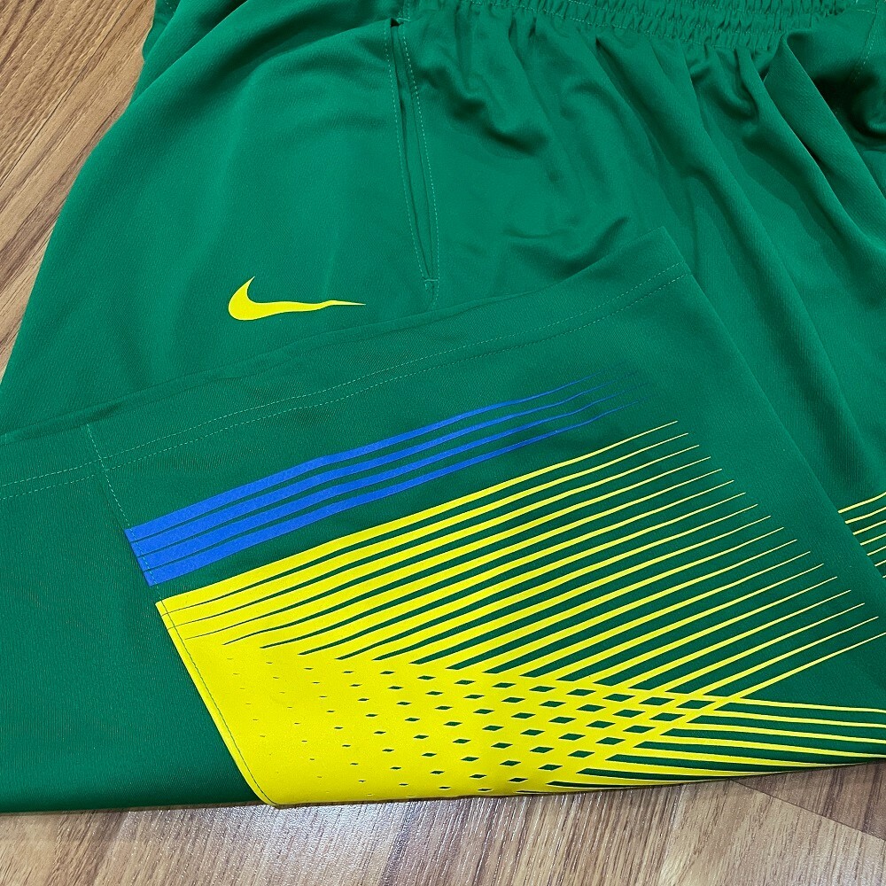 NEW NIKE BRAZIL NATIONAL TEAM BASKETBALL GAME SHORTS FIBA OLYMPIC