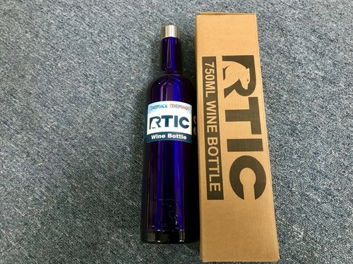 RTIC 750ML 18/8 STAINLESS STEEL INSULATED WINE BOTTLE - BPA Free Color Stainless - Picture 9 of 44