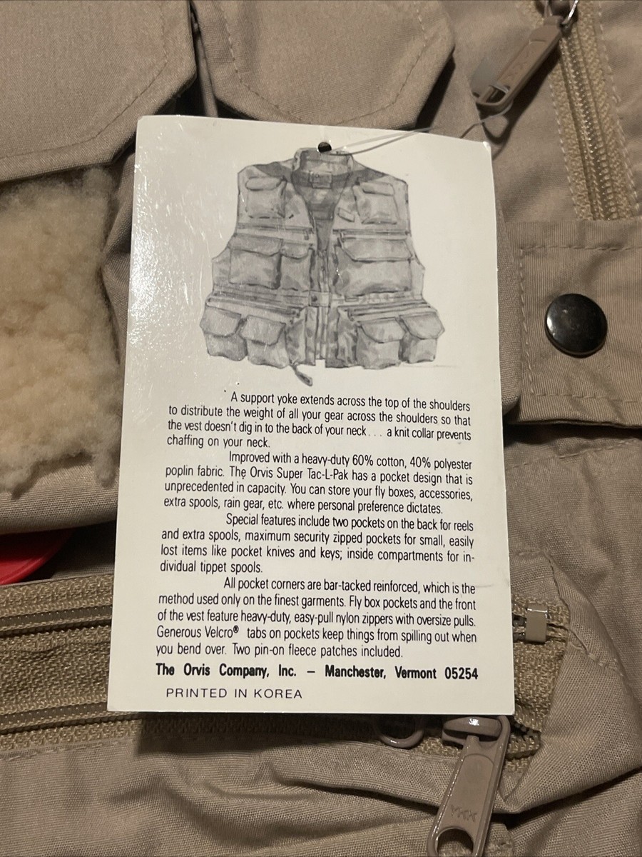 【本日特価】 Vintage 90s Men's XL Orvis Fly Fishing Inflatable Vest ロッド