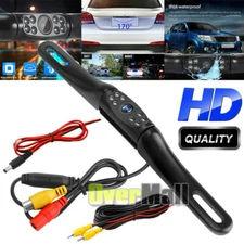 170° License Plate Car Rear View Reverse Backup Camera Night Vision Waterproof