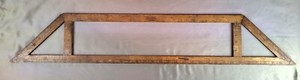 Antique Tailor's Wood Double Yardstick • J.K. Somes & Co. Springfield Mass-1875