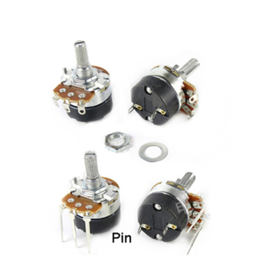 WH138 Variable Resistor Potentiometer Switched Pot Linear 5/10/50/100/500K 20mm