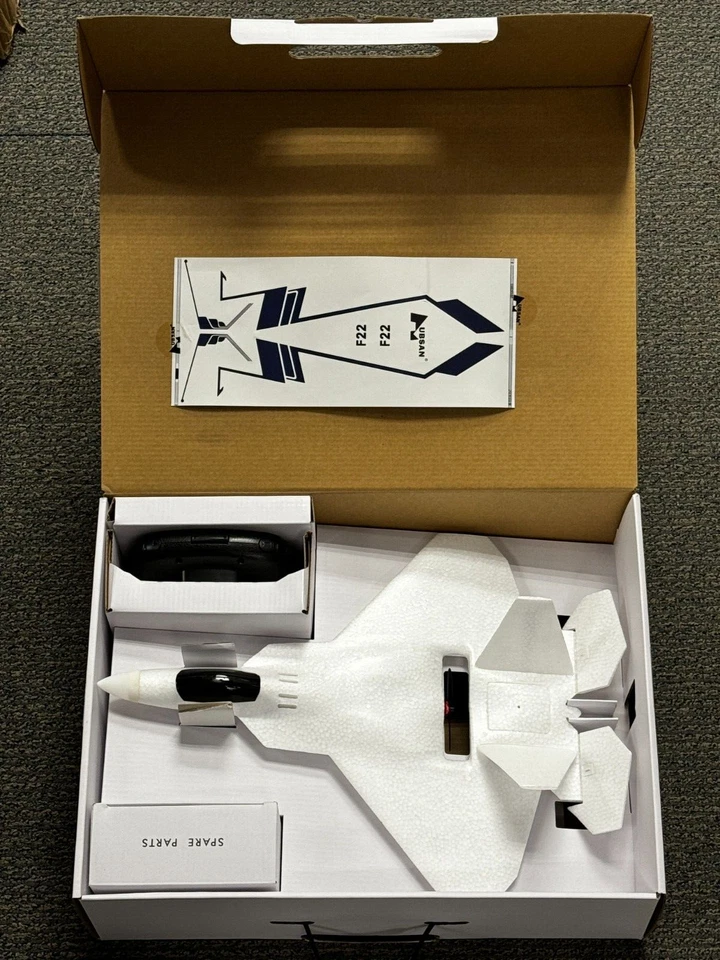 Hubsan F22 F-22 2.4Ghz 4CH 310mm Wingspan EPO FPV RC Airplane RTF W/ Camera - Image 2 of 2