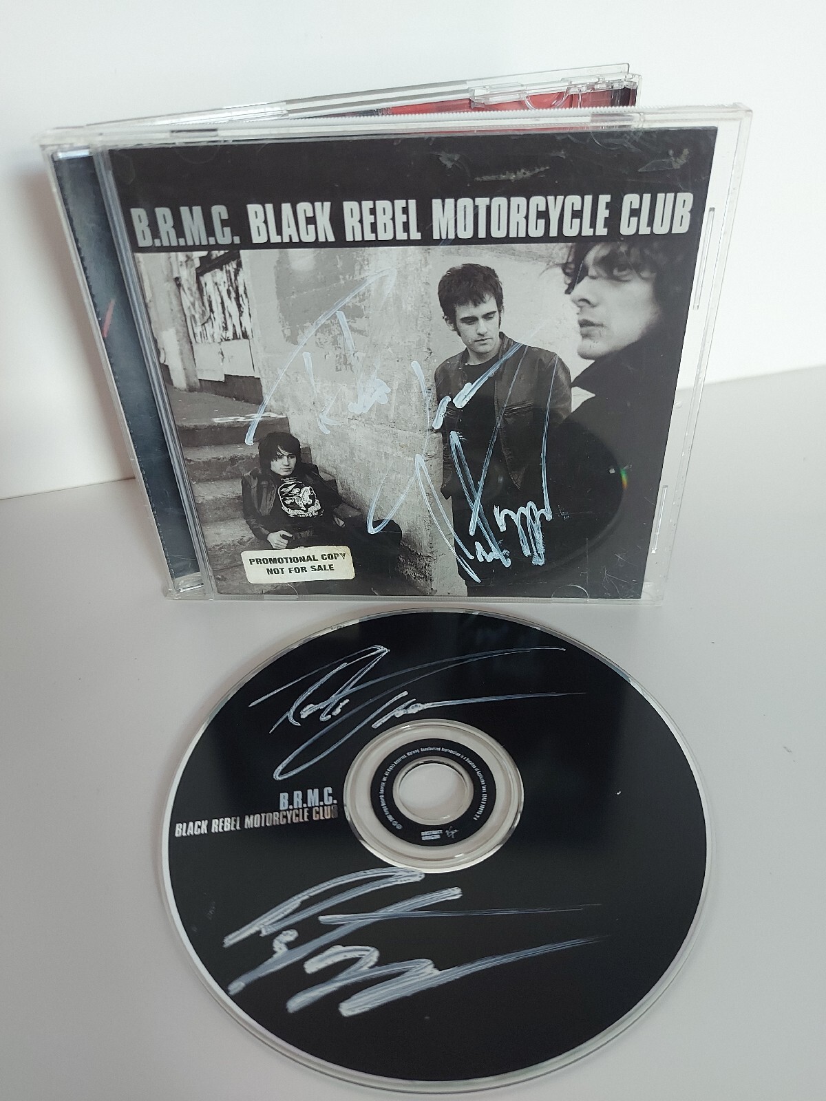 Black Rebel Motorcycle Club B.R.M.C.Rare Signed Promo CD