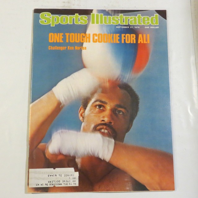 KEN NORTON SPORTS ILLUSTRATED SEPTEMBER 27, 1976 E7 | eBay