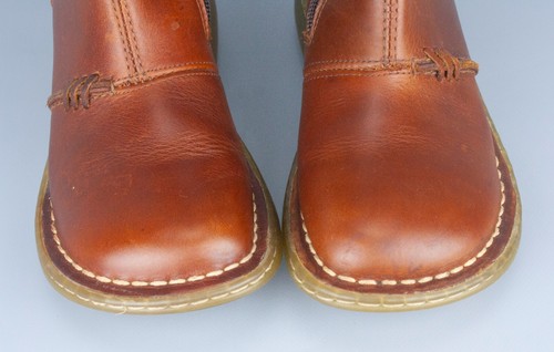 Dr. Martens 10491 Women Brown Leather Mid-Calf Biker Boots, Size US 5 UK 3 EU 36 - 第 6/17 張圖片