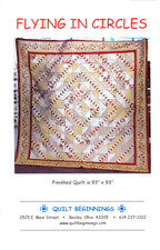 Flying In Circles  Finished Quilt 93x93"   Quilt Beginnings  QB106  2003