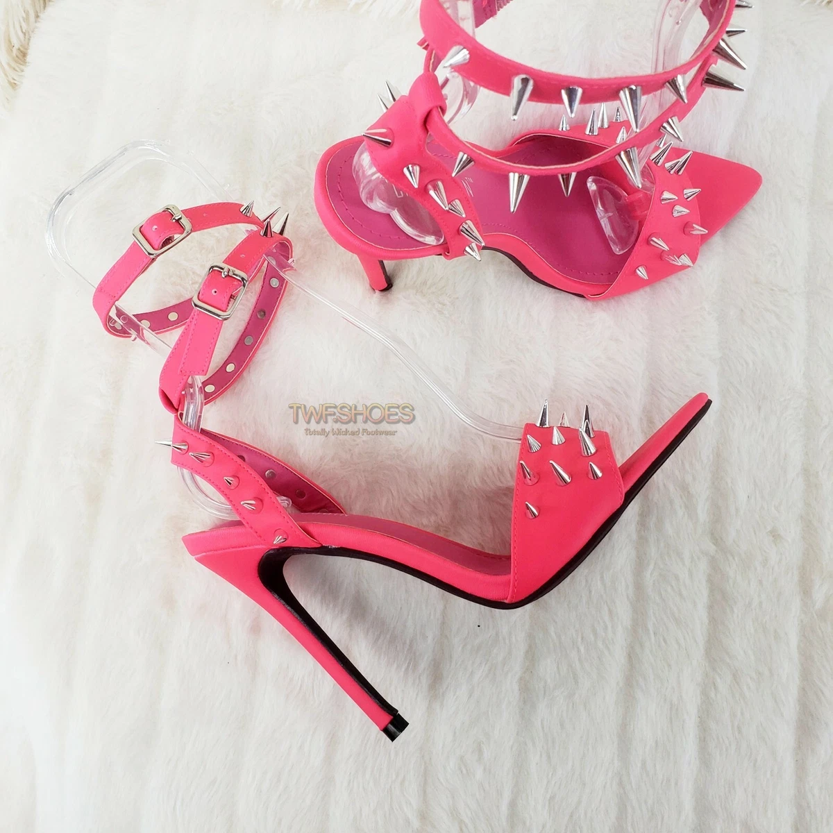 Pink and deals silver sandals