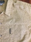Columbia XCO Shirt XL Pale Yellow Short Sleeve Cotton