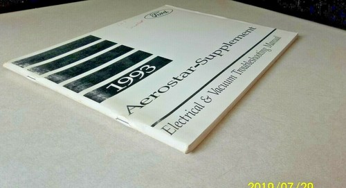 USED 1993 Ford Elec & Vacuum Troublshooting Manual-Aero Star-Supp-FPS12113-93-A - Picture 2 of 8
