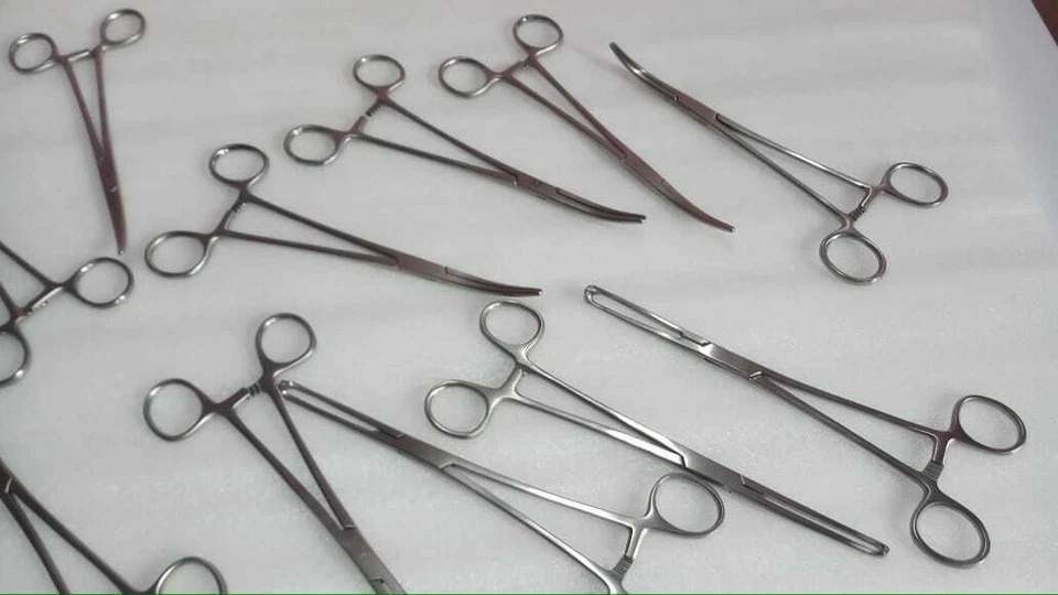 Laparoscopic Open Surgery Allies And Curved  Artery Forceps Scissors 8 Inch 12Pc - Image 4 of 4