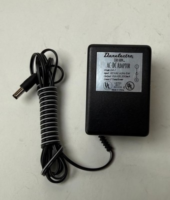 Danelectro DA-1 Zero Hum AC DC 9V 9.6VDC Power Supply Adapter Guitar Pedal