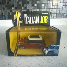 Corgi The Italian Job MINI 1:36 Diecast Car Red/White 2003 With Case