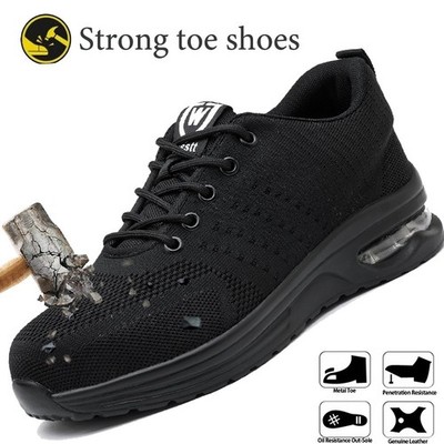 Mens Mesh Indestructible Work shoes Sports Steel Toe Safety  display picture 1