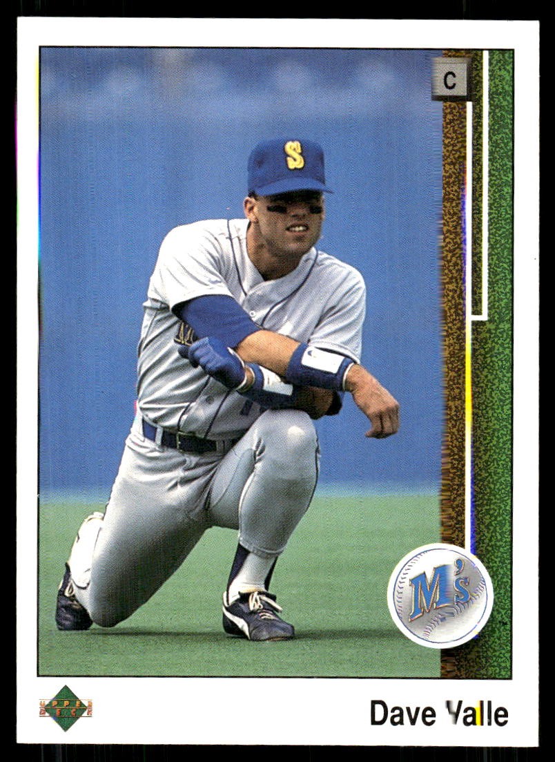 Dave Valle 1989 Upper Deck #320 Mariners FREE SHIPPING StackedPacks