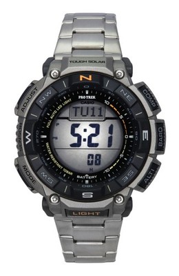 Casio ProTrek Digital Biobasiertes Harz Robuste Solar PRG-340T-7 100M Herrenuhr