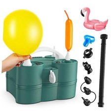 Balloon Pump, 3-in-1 Air Pump for Inflatables and Balloons, Electric Green
