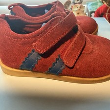VINTAGE BABY GAP BOY'S SIZE 5 Easy Strap Samba SNEAKERS 90  s Y2K Unisex Kid