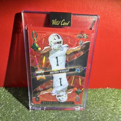 Wild Card 1/1 Brysen Wright 2026 5 Card Draw Stacked Deck Black Tie Edition