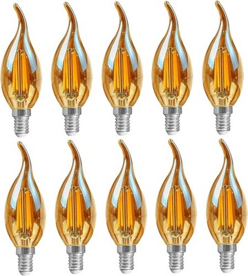 Vintage LED Edison Leuchtmittel dimmbar E14 4W kleine Schraube Deko Industrie Leuchten
