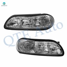 Headlights Assembly for 1997-2003 Chevrolet Malibu With bulb Halogen