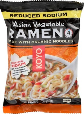 Koyo Ramen Soup, Asian Vegetable Reduced Sodium, Made With Organic Noodles, N...