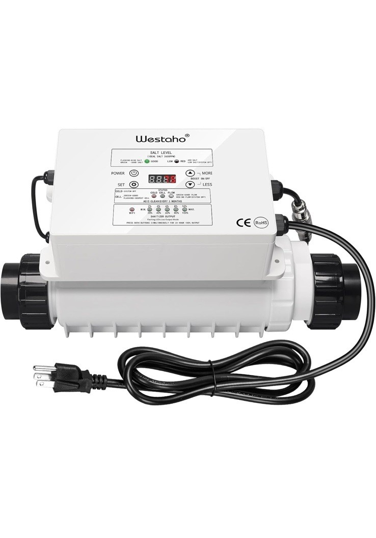 WESTAHO Pool Salt System for Inground Pools up to 40,000 Gal