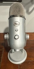 Cool Grey-Blue Yeti Professional Desk Microphone READ DESC
