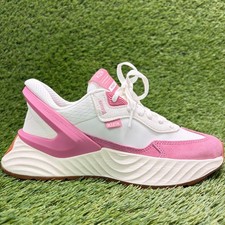 Kizik Monaco Womens Size 6D White Wild Rose Athletic Hands Free Shoes Sneakers