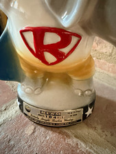 RARE 1980 Jim Beam Republican Elephant Globe Regal China Bourbon Decanter